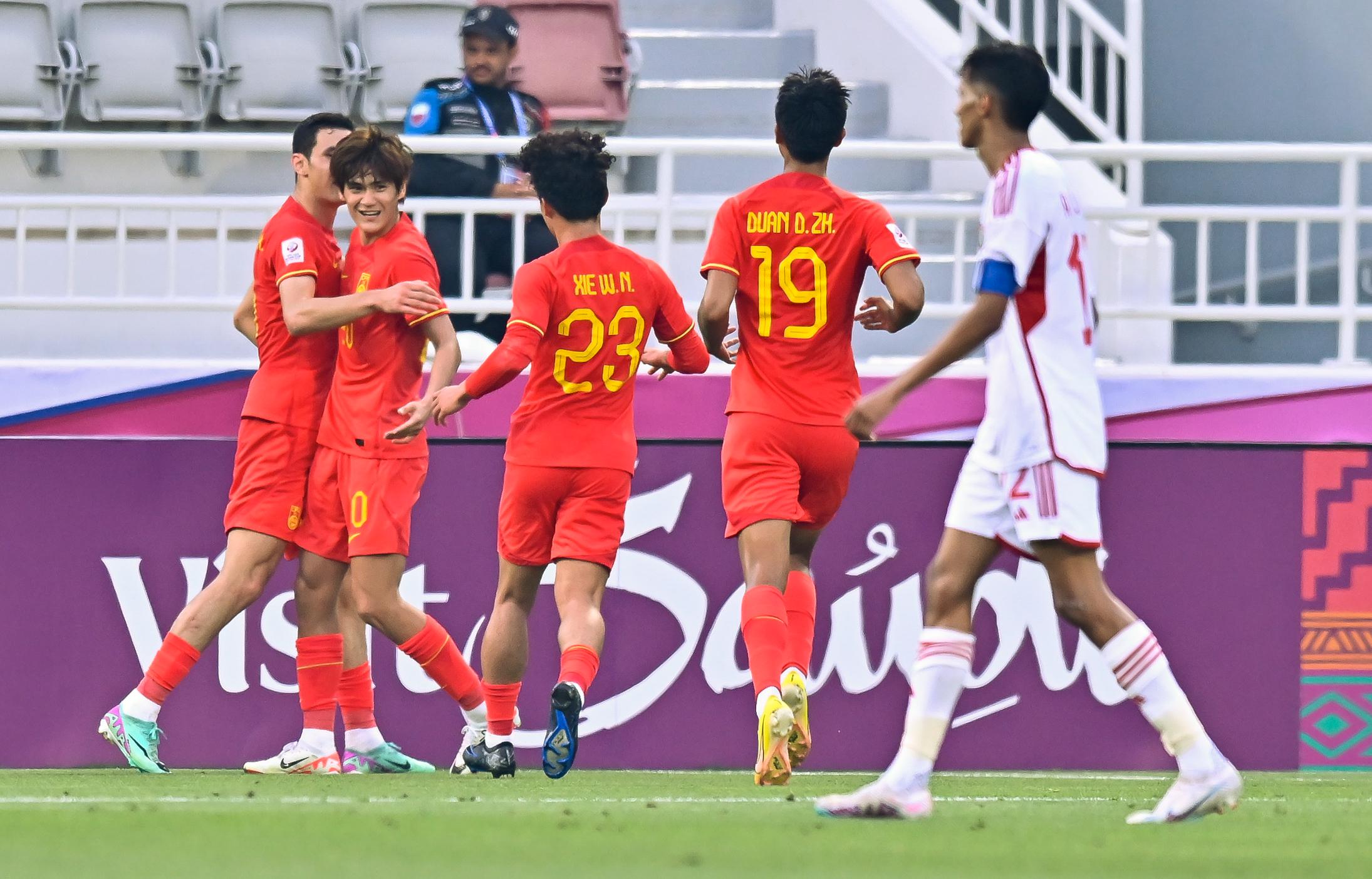 U23亚洲杯：中国胜阿联酋(1)
